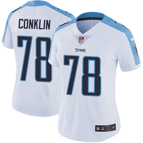 2019 Women Tennessee Titans 78 Conklin white Nike Vapor Untouchable Limited NFL Jersey